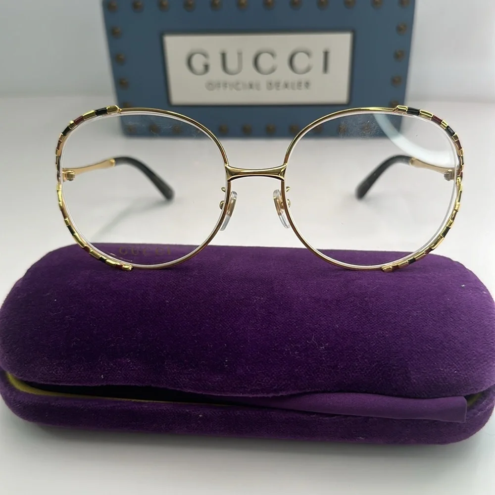 New Authentic Gucci GG0596OA - Alternate Fit Eyeglasses Women